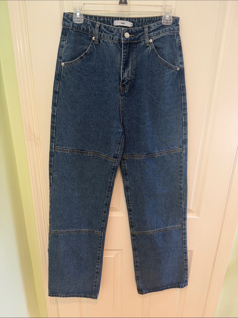 High-Rise Wide Leg Dark Blue Jeans